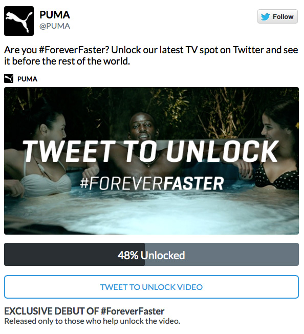 Tweet to Unlock #ForeverFaster