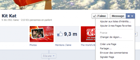 page facebook kitkat