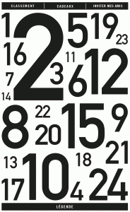 Calendrier de l'avent Alain Figarret