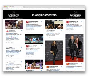 Social Wall Longines Masters