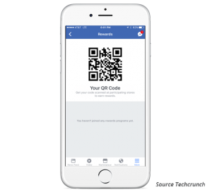 QrCode Rewards de Facebook