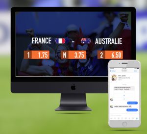 Jeu de pari sportif Facebook pour la coupe du monde de foot 2018 en Russie