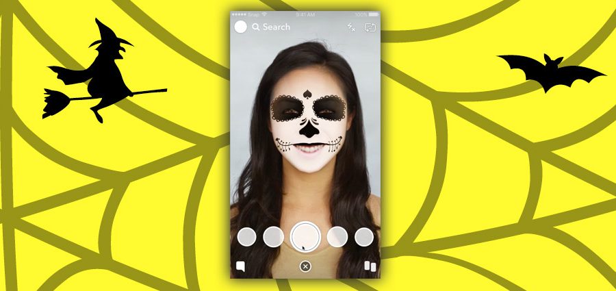 Des filtres Snapchat pour Halloween