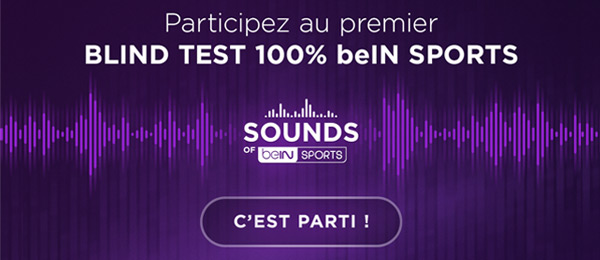 Jeu de blindtest sportif pour BeIn Sports