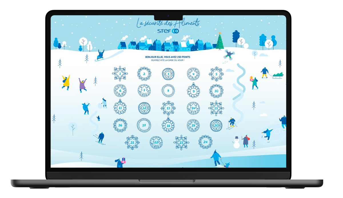 Créer un Calendrier de l'Avent digital corporate