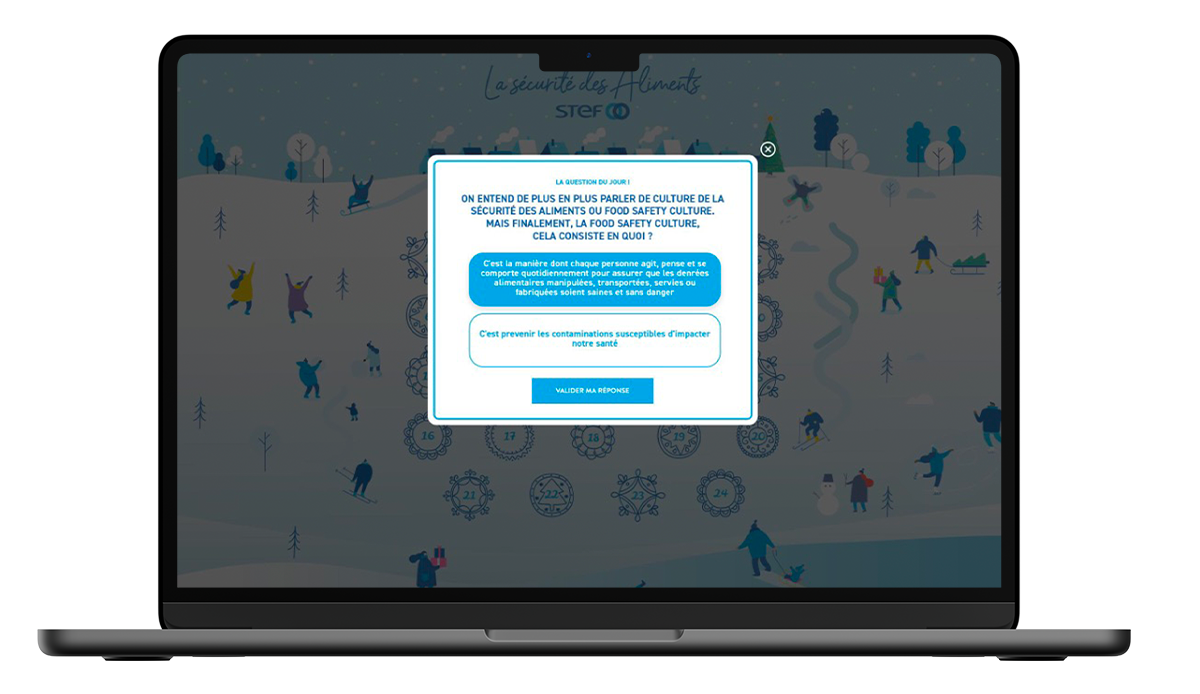 Créer un Calendrier de l'Avent digital en entreprise à Noël