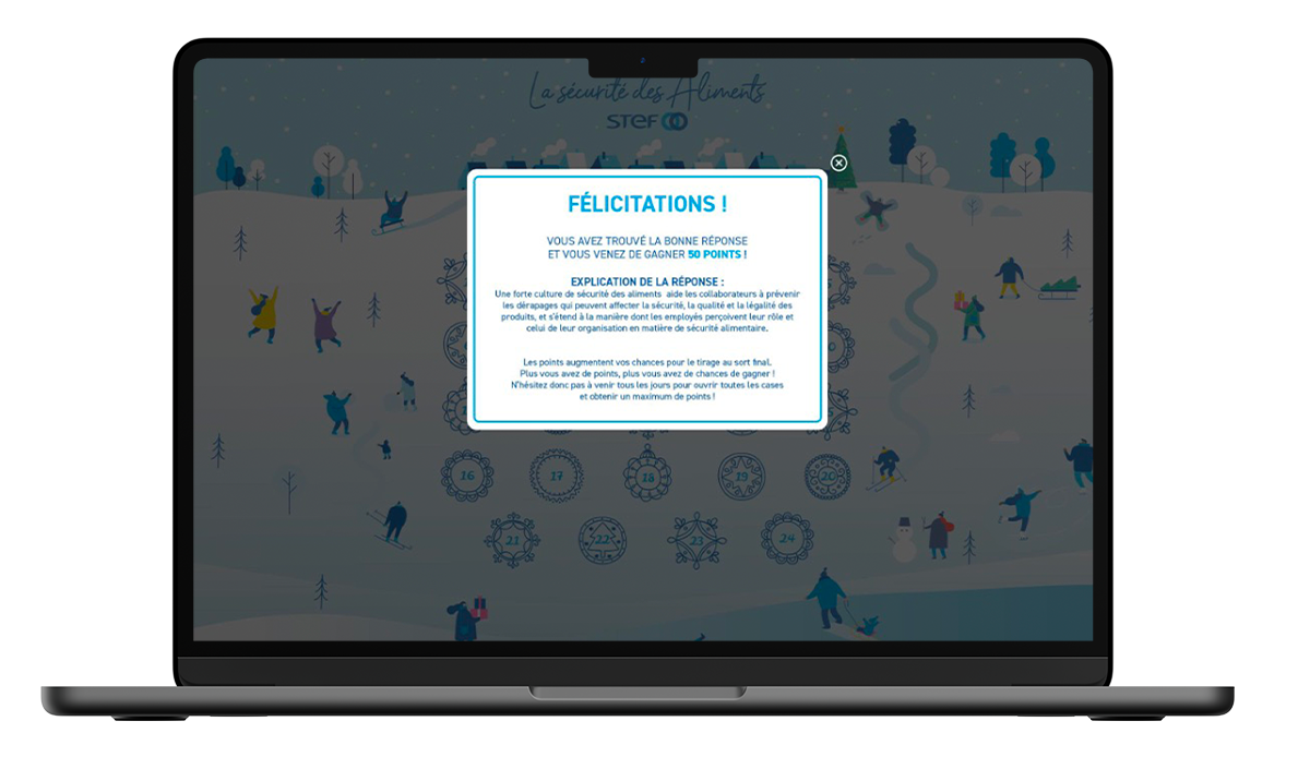 Créer un Calendrier de l'Avent digital en interne