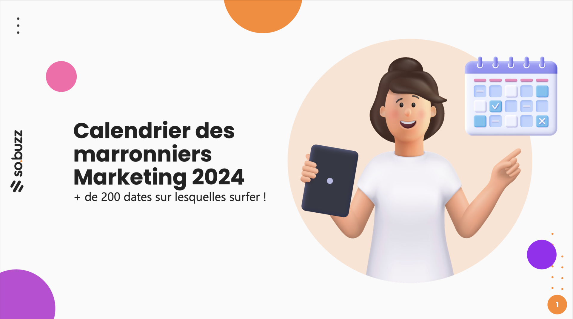 Calendrier des marronniers marketing 2024