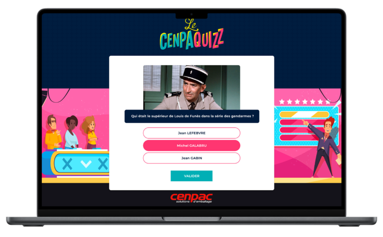 Exemple de jeu digital interne : Quiz