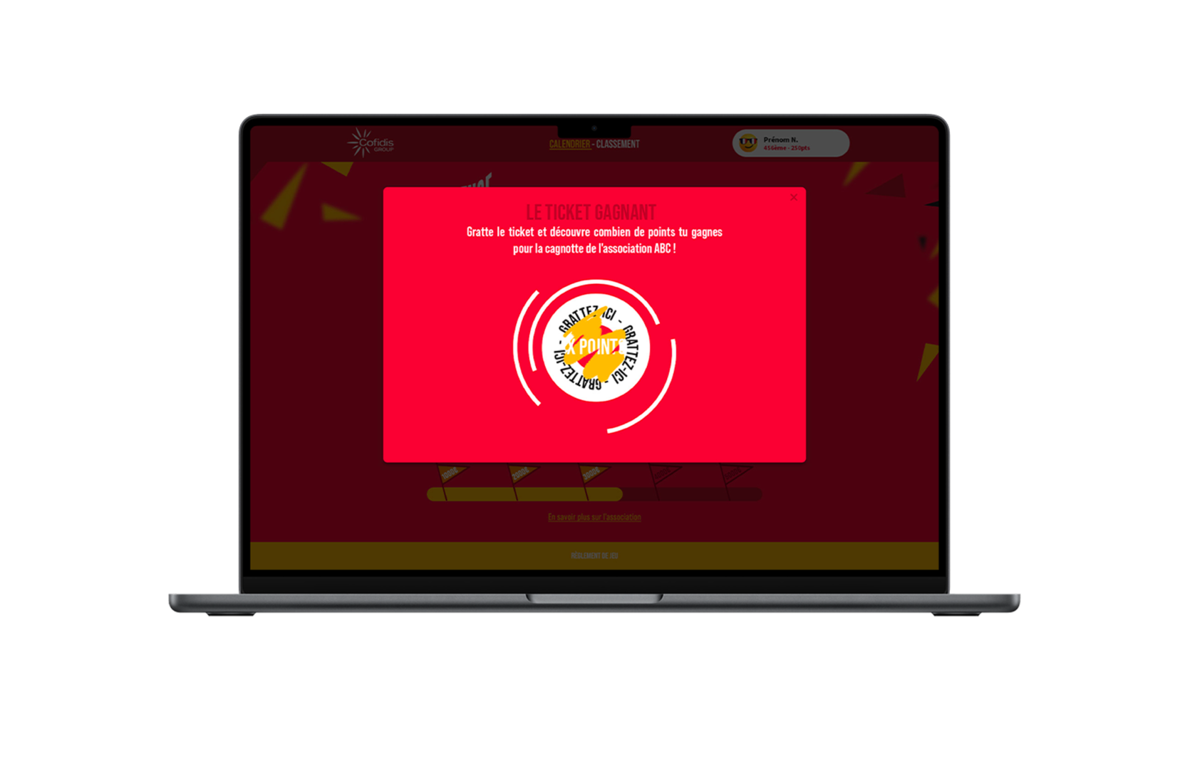 Jeu digital interne RSE Cofidis Ticket